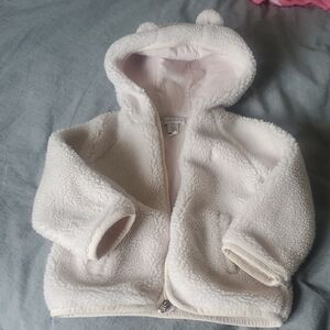 Ralph Lauren Pale Pink Bear Hoodie for Toddler Girl